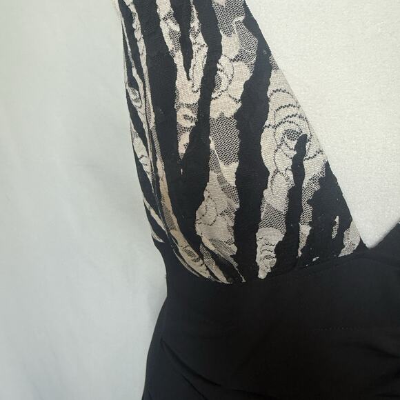 Vintage Y2K 90s City Triangles Mini Tiered Dress Size M Zebra Mob Wife Gala HOCO - Picture 3 of 10